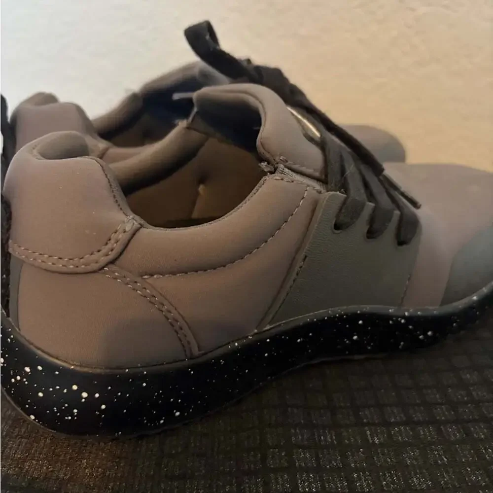 Snibbs Deep Purple and Gray Women's Sneakers